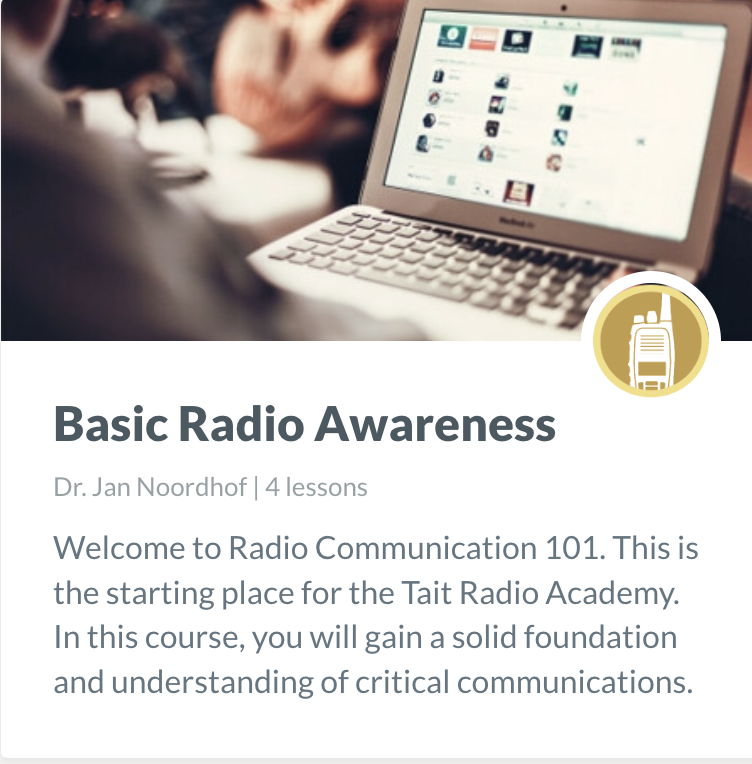 Tait [1] Basic Radio Awareness 